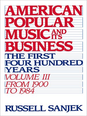 cover image of American Popular Music and Its Business